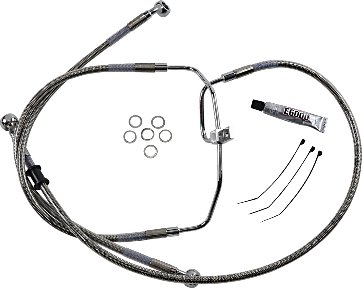 Extended Length Stainless Steel Brake Line Kit