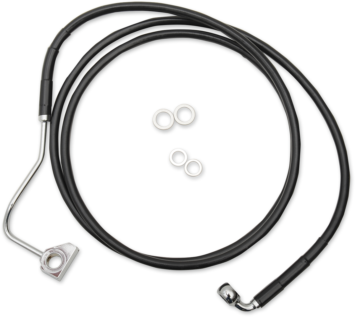 Extended Length Black Vinyl Brake Line Kit [2/2]