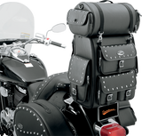EX2200S Sissy Bar Bag with Studded Roll Bag