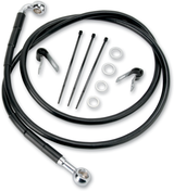 Extended Length Black Vinyl Brake Line Kit [2/2]