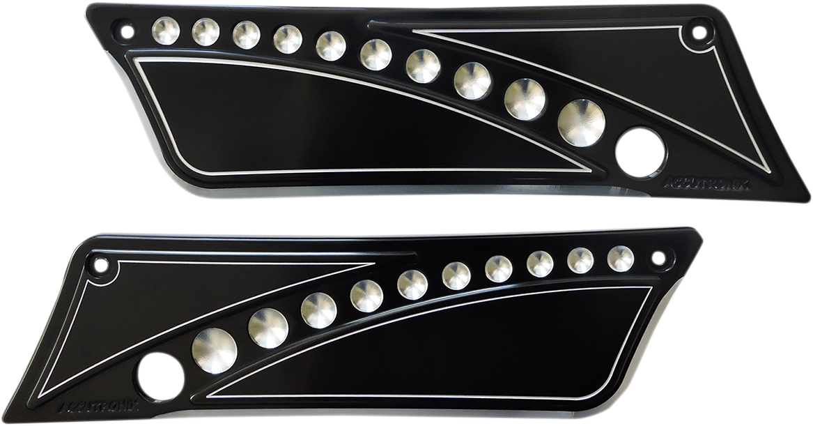 Drilled Saddlebag Latch Covers