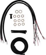 Complete Midnight Braided Handlebar Cable/Brake Line Kit — Standard