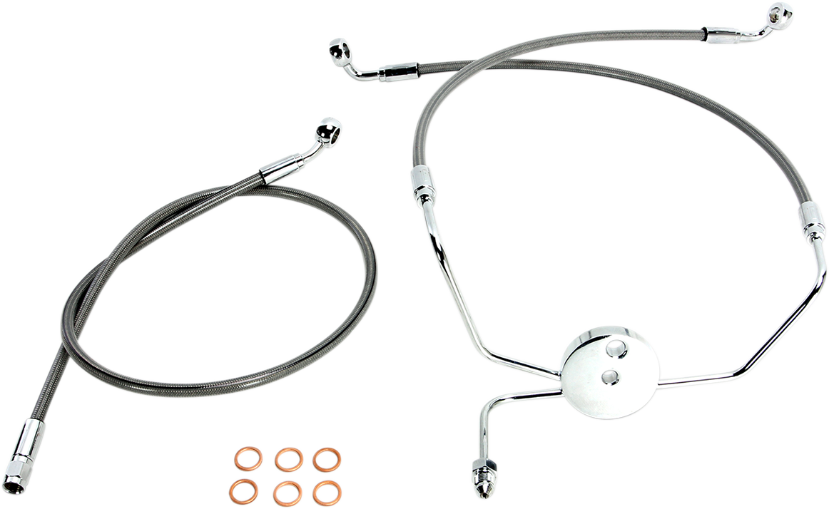 Brake Line - Front - XR - Stainless Steel