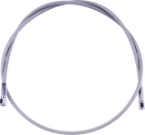 Universal XR Brake Line - 38" - Stainless w/ Chrome Fittings