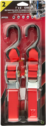 1" X 6' Tie-Downs with Over-Center Style Buckles