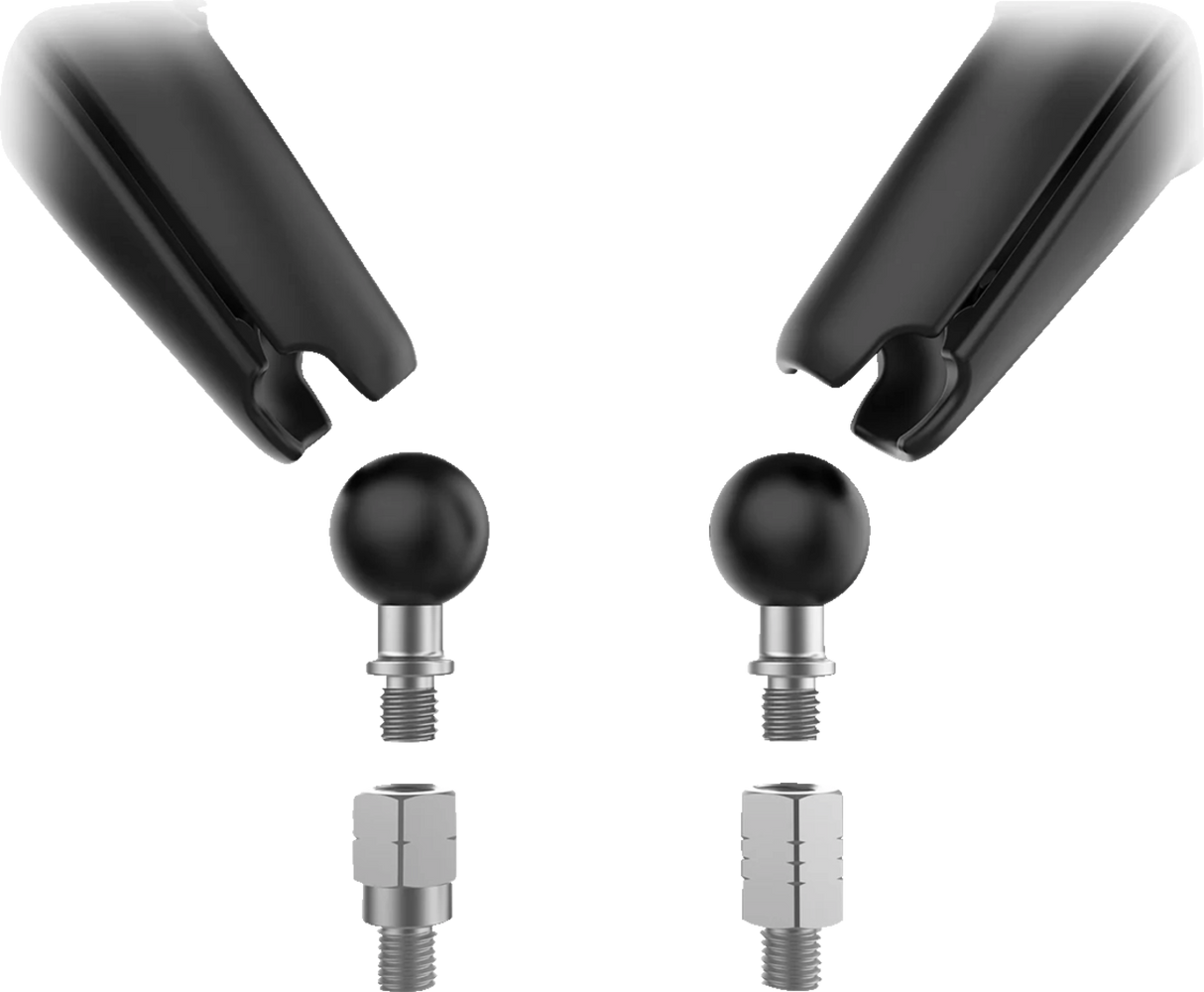 Tough-Mirror™ Kit with M10-1.25 Bases/Reverse Adapter - Long Arm
