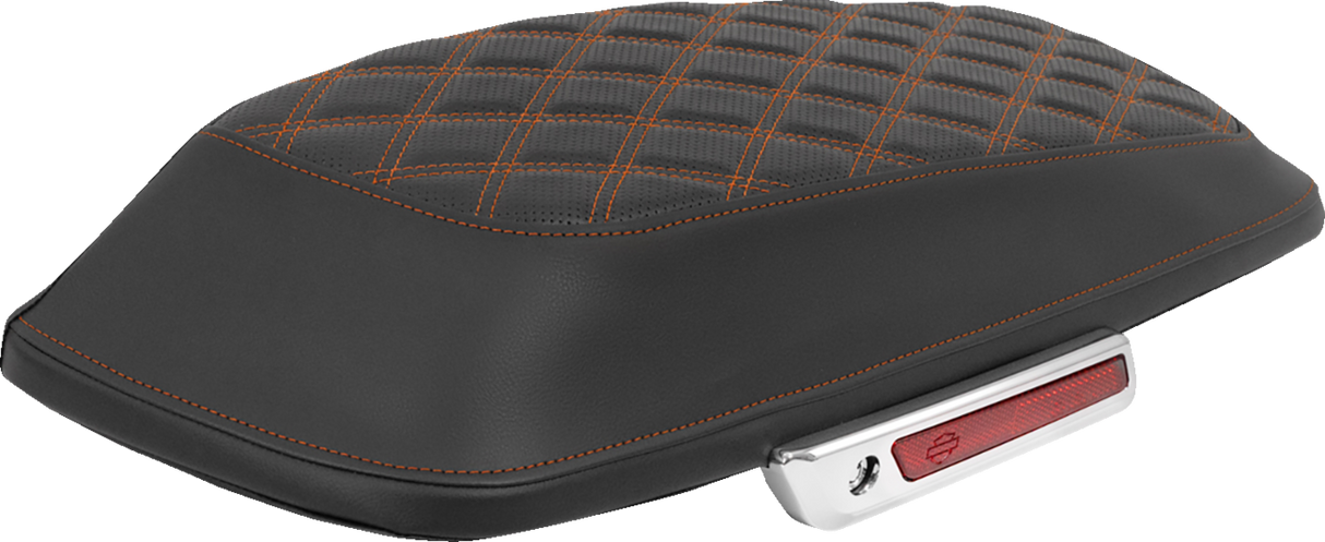 Lattice Stitched Saddlebag Lid Covers