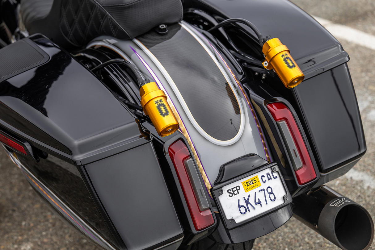 Custom Lighting Carbon Fiber Rear Fender