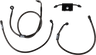 Midnight Braided Brake Line Kit