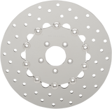 Polished Stainless Steel Drilled Brake Rotor