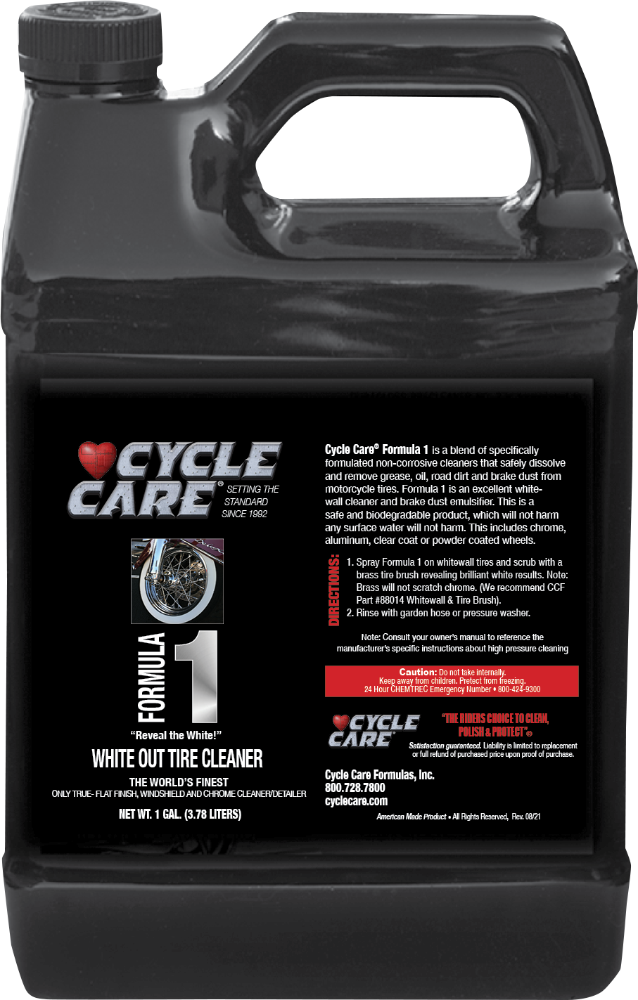 Formula 1 White Wall Tire and Wheel Cleaner