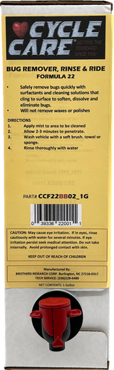 Formula 22 Spray, Rinse & Ride® Cleaner