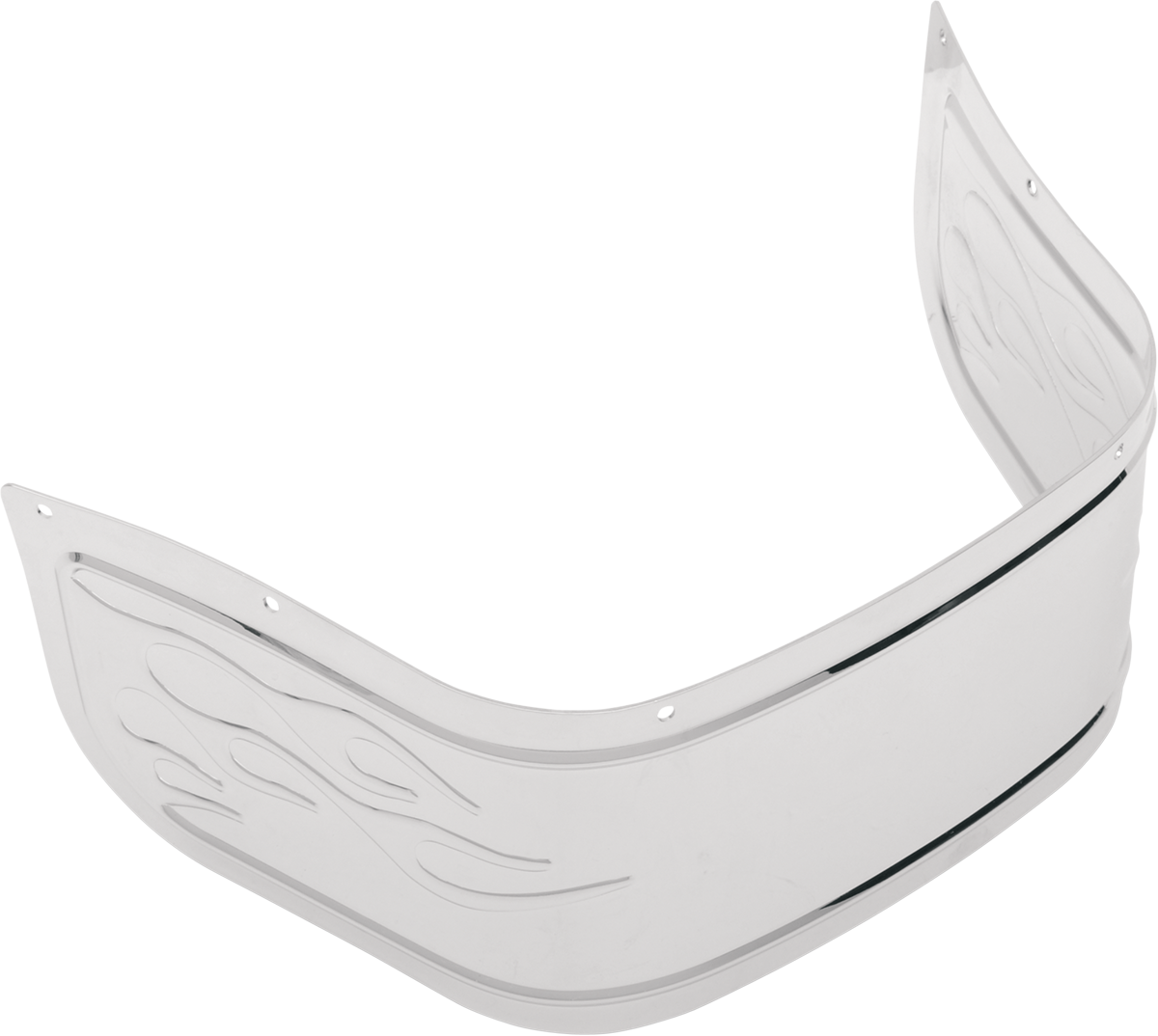 Front Fender Skirt — Flame