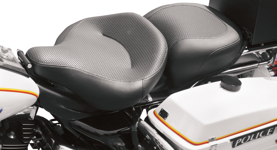 Textured Police Air Ride Seat