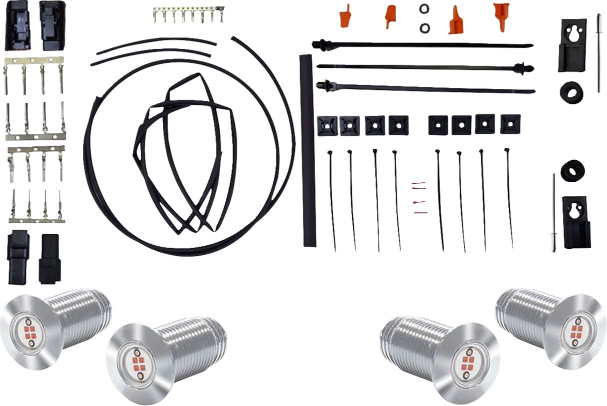 Bag Bolts Taillight Kit with Lightning Bolts