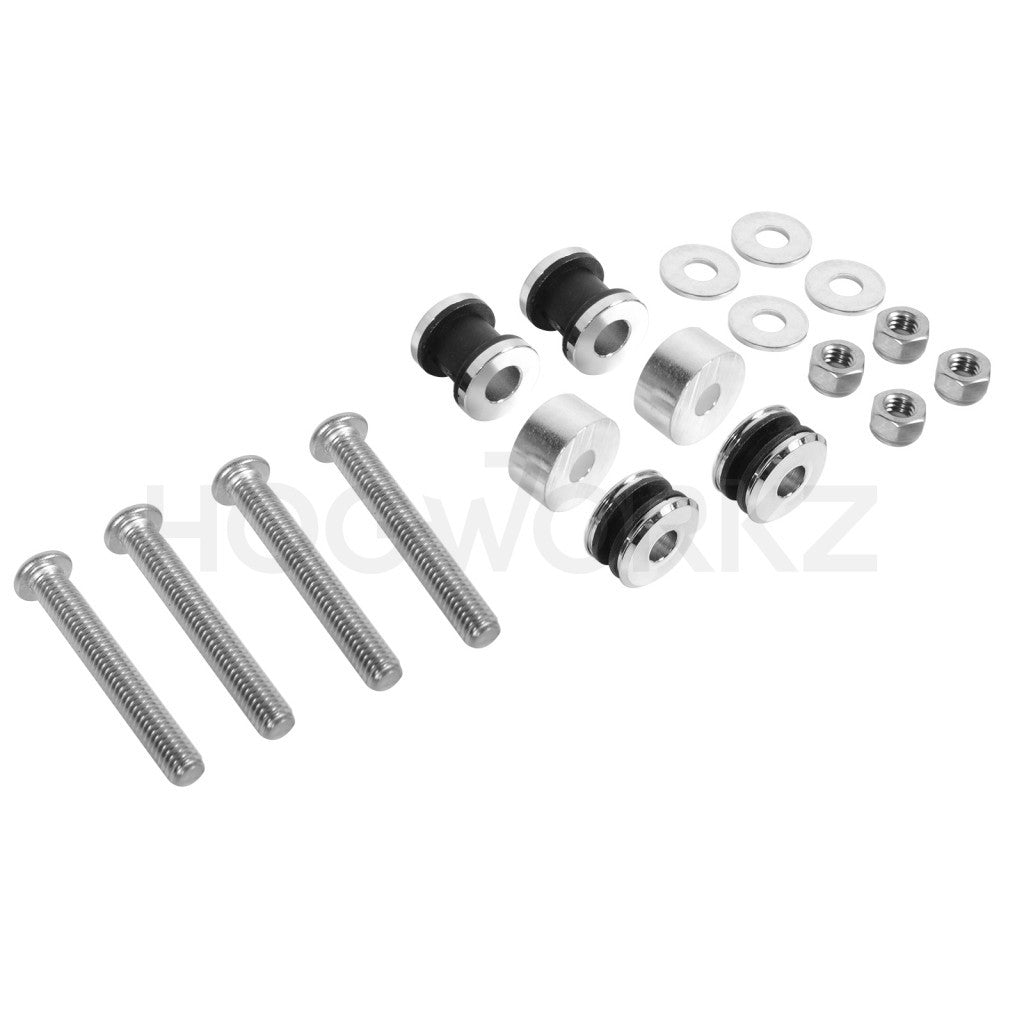 Chrome Docking Hardware Kit for Harley Softail '84-'17 | Replaces PN 53930-03B / 53531-95B