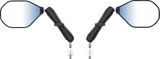Tough-Mirror™ Kit with M10-1.25 Bases/Reverse Adapter - Long Arm