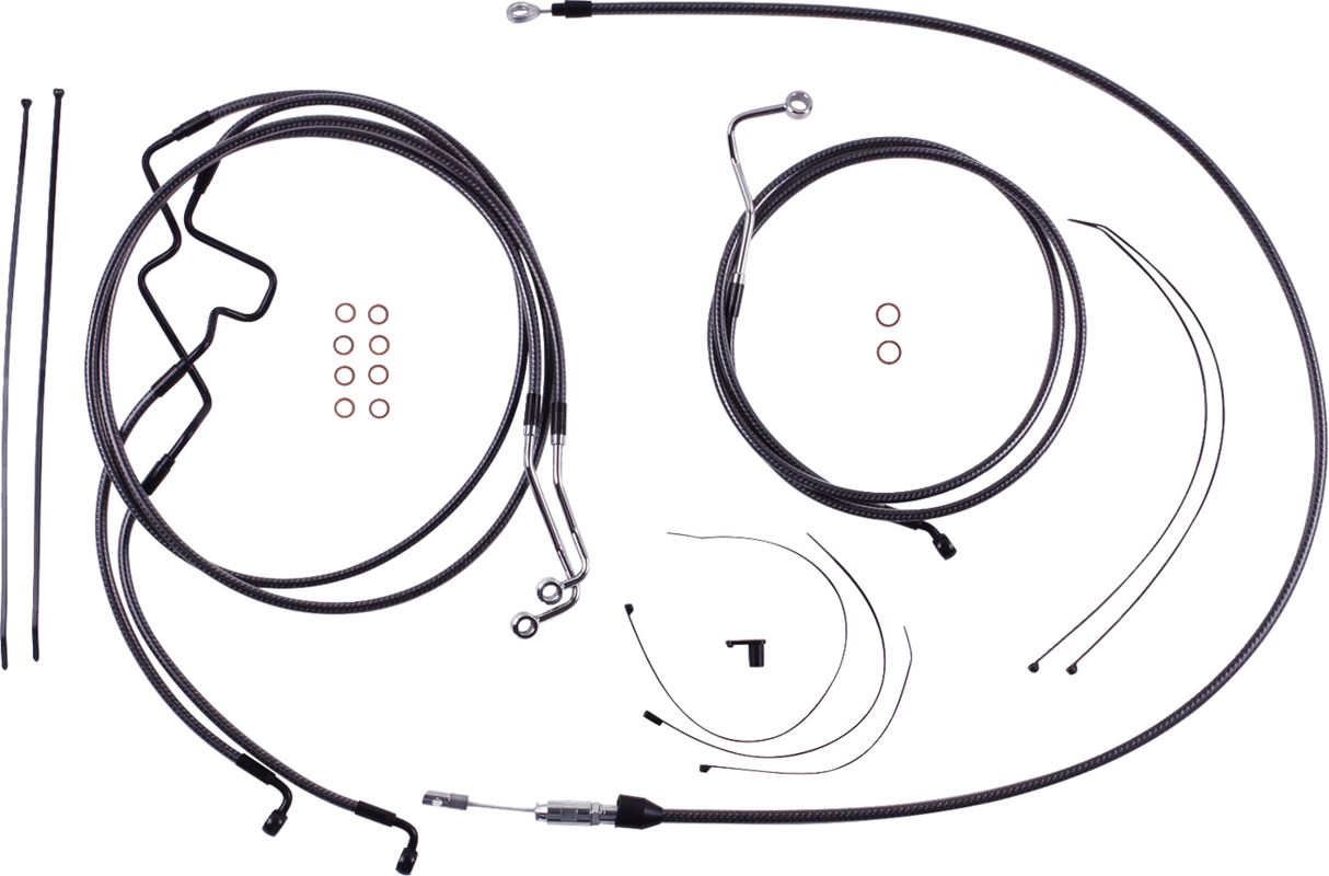 KARBONFIBR Designer Handlebar Installation Kit - 10" - '21-'22 FLHR