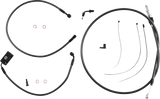 Black Pearl™ Designer Handlebar Installation Kit - 10" - '18-'24 Softail