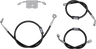 Black Braided Brake Line Kit