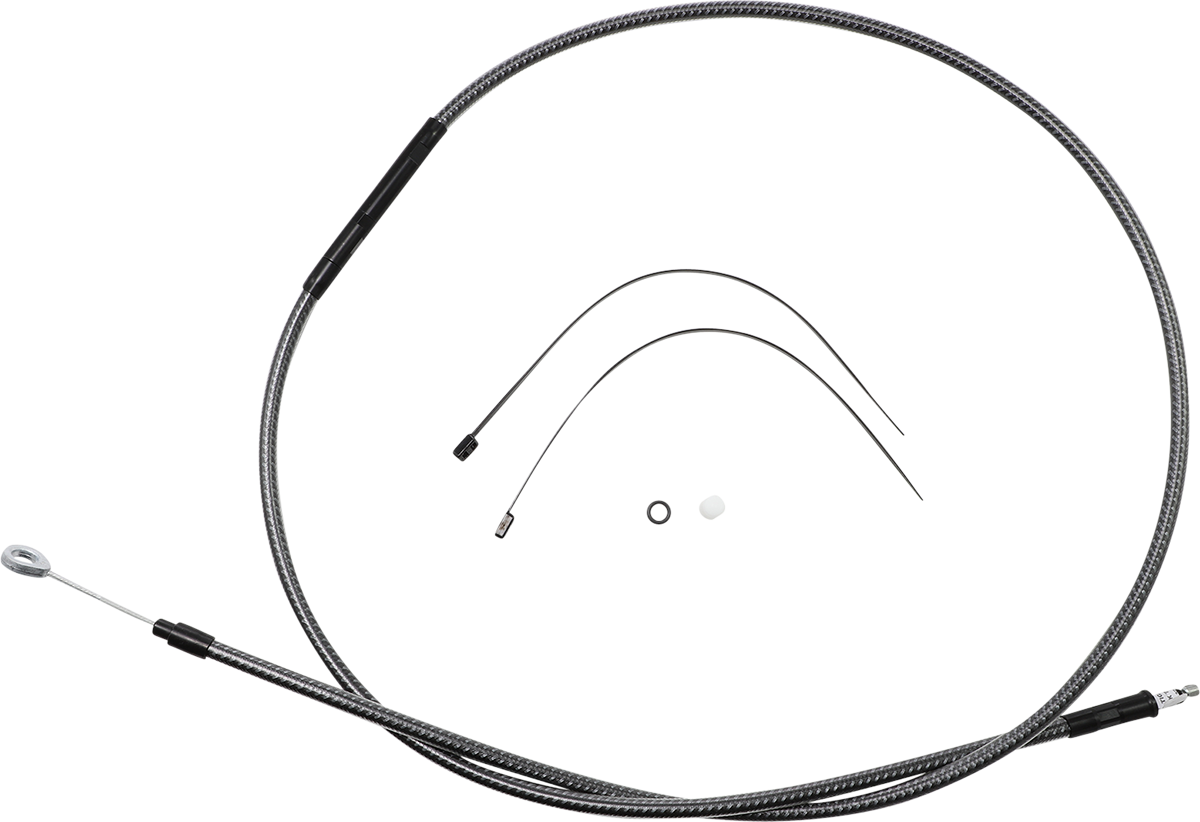 High-Efficiency Polished KARBONFIBR Clutch Cable - 72-11/16"
