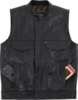 Mulholland Leather Riding Vest