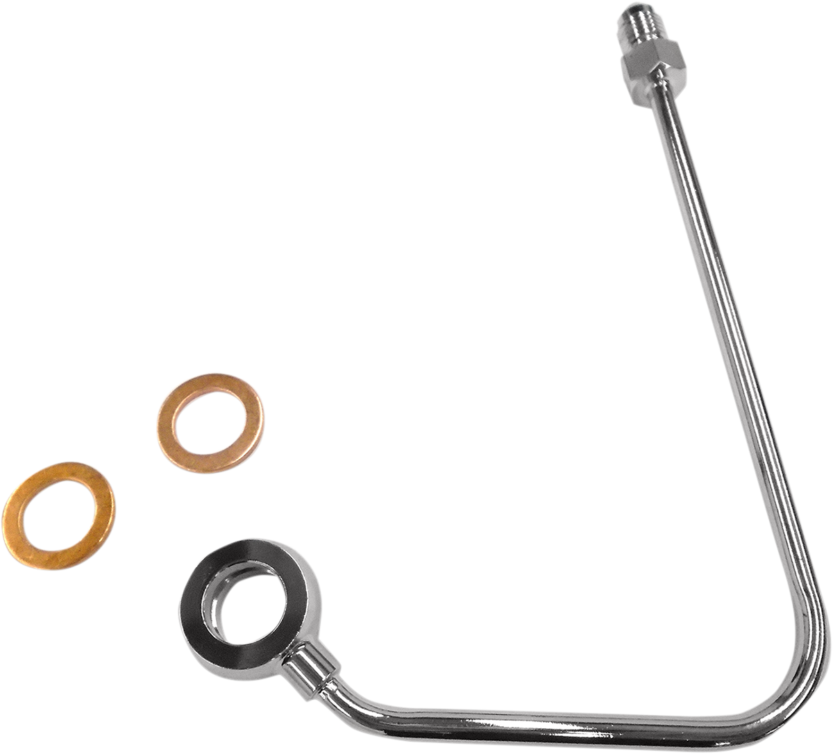 ABS Upper Brake Line Adapter - 4-3/4" Length - Chrome