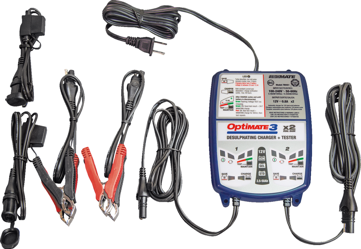 OptiMate™ 3 Multi-Battery Charger and Maintainer