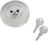 Screw-In Locking Skull Gas Cap