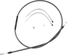High-Efficiency Polished KARBONFIBR Clutch Cable - 63"