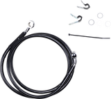 Extended Length Black Vinyl Brake Line Kit [2/2]