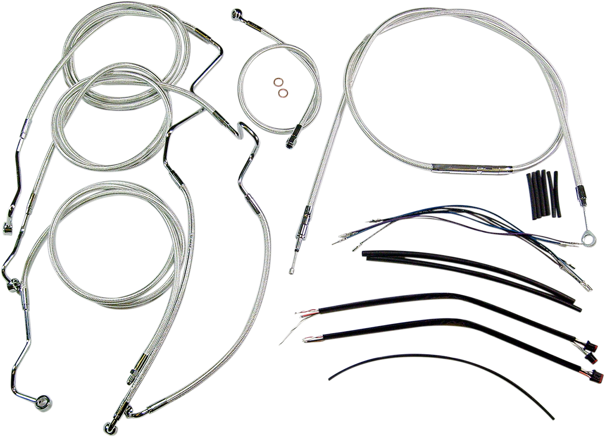 Sterling Chromite II® Designer Handlebar Installation Kit - 15"-17" - '14-'15 FLHR