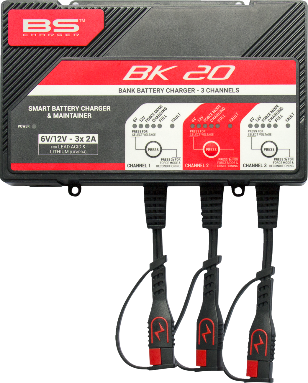 BK20 Smart Bank Battery Charger and Maintainer with Reconditioning Function