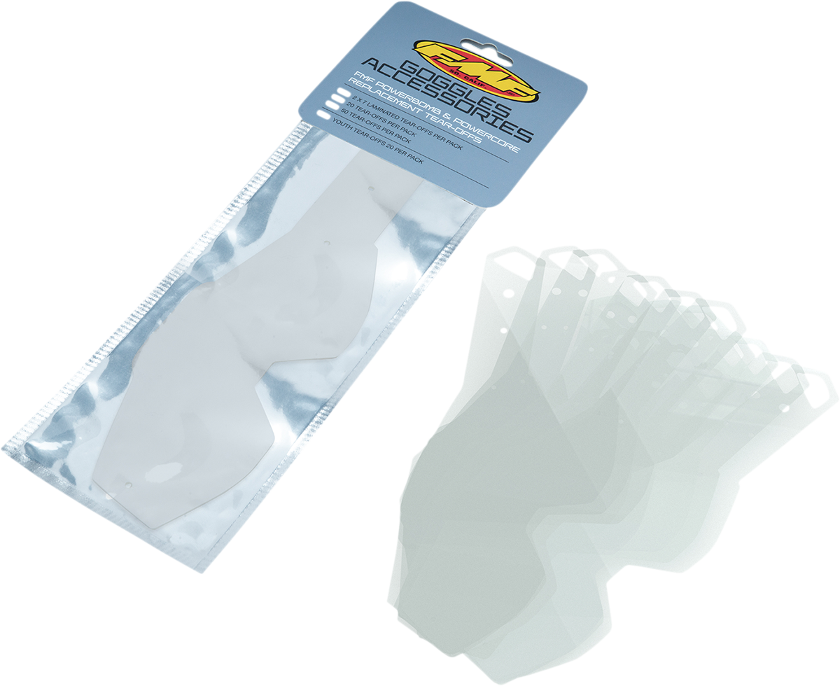 PowerBomb/PowerCore Goggle Tear-Offs