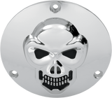 Chrome 3-D Skull Derby Cover