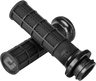 Hart-Luck Signature V-Twin Lock-On™ Grips - TBW - Black/Black