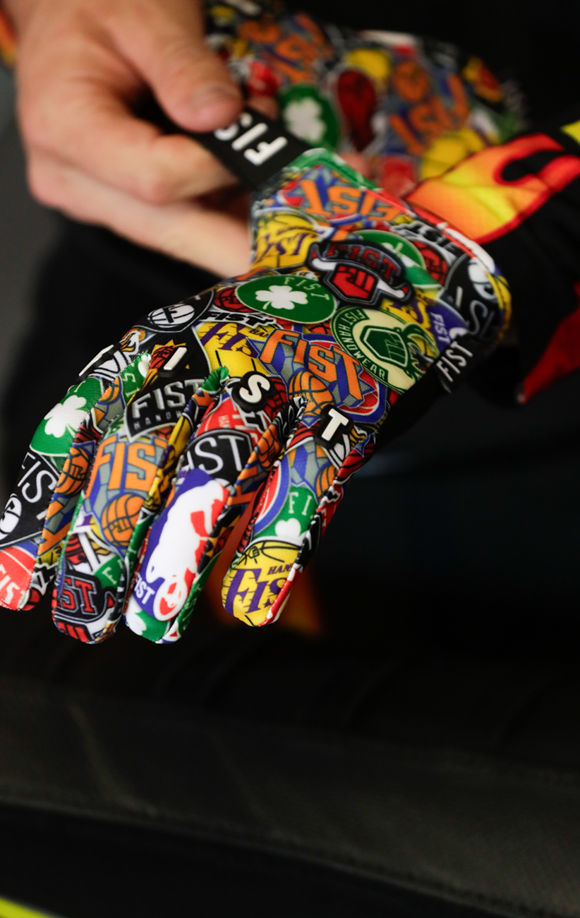 Strapped Hard Court Gloves