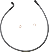 Brake Line - Front - 10 mm - 90° - 30" - KARBONFIBR