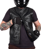 Mulholland Leather Riding Vest
