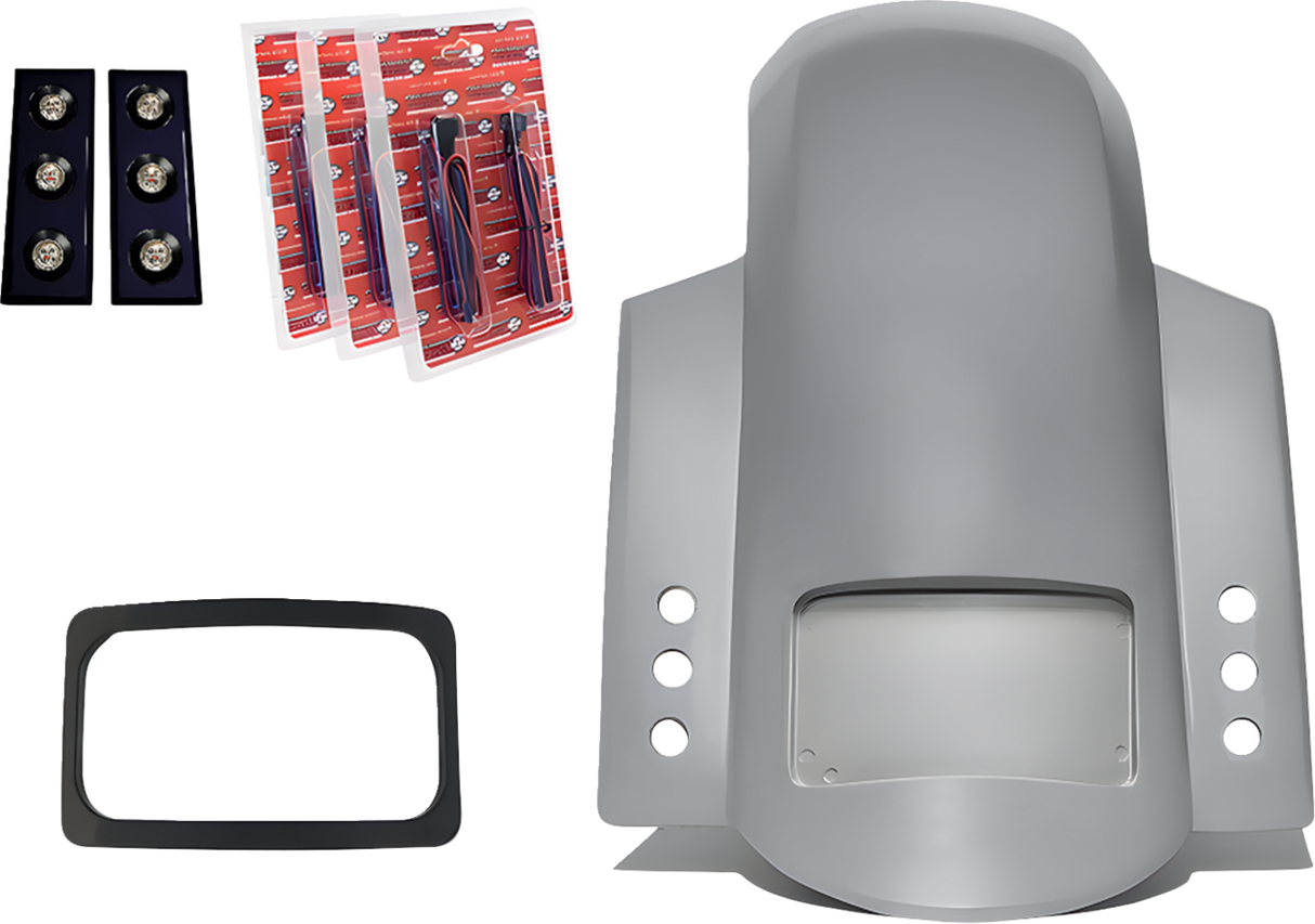 Short Sport Rear Fender with Thunder Pods