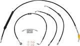 Standard Black Vinyl Handlebar Cable/Brake Line Kit — Ape Hanger