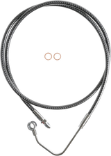 Brake Line - Carbon Fiber - Mid - ABS - FLHT