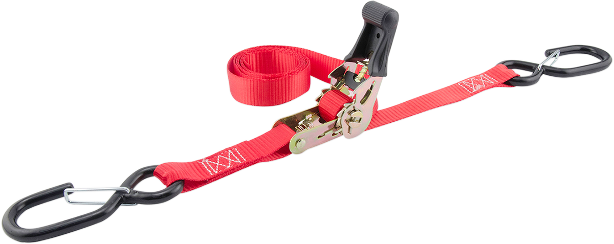 1" X 6' Soft-Grip Ratchet Strap 2-Pack