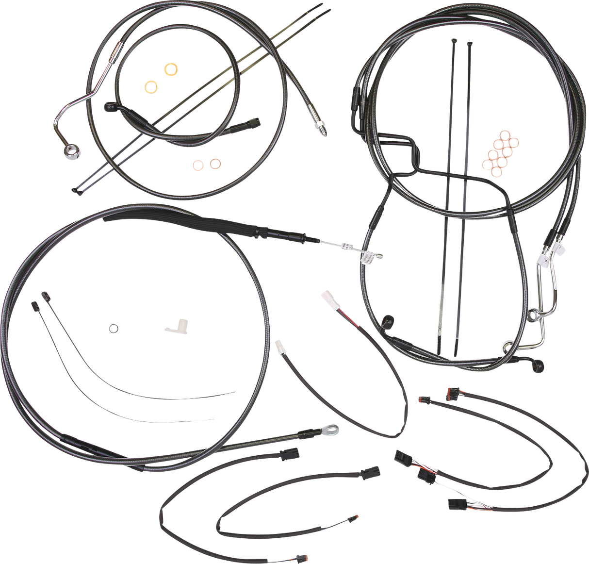 Black Pearl™ Designer Handlebar Installation Kit - 15"-17" - '21-'23 FLHRXS