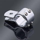 Foot Peg or Speaker Clamp 1-1/2" Chrome 3 Piece