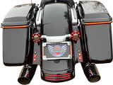 LED Radius License Plate Frame
