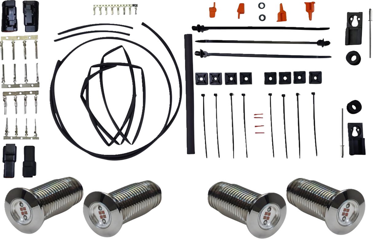 Bag Bolts Taillight Kit with Lightning Bolts