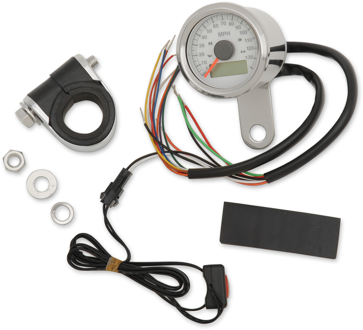 1-7/8" Programmable Electronic Speedometer with Indicator Lights