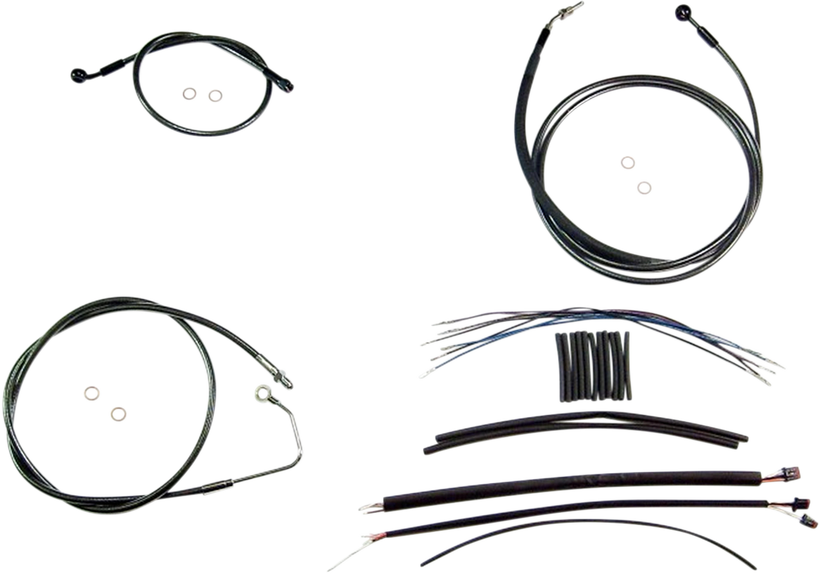 Black Pearl™ Upper Handlebar Installation Kit - 12"-14" - '17-'19 FLHR