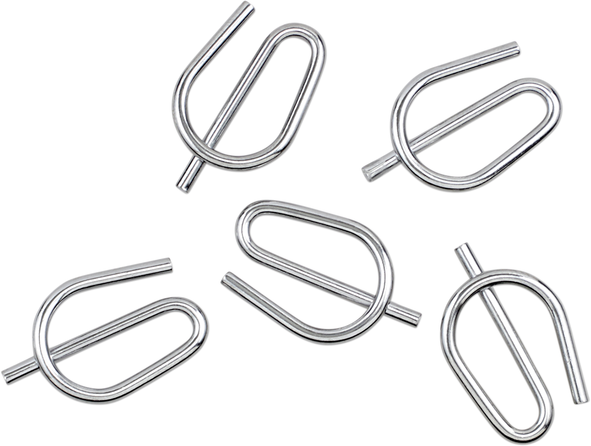 Chrome Rear Axle Nut Spring Clip